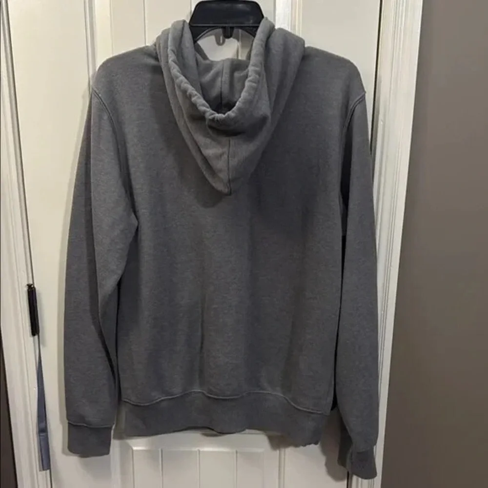 The North Face Hoodie Men's Pullover Fleece Logo‎ Sweatshirt Gray Pullover Small